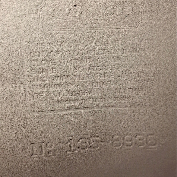 SOLD - NIB! Coach 4055 Vintage Leather Soft Satchel Bag in Bone - Picture 10 of 12